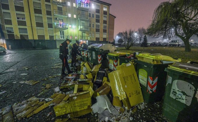 В Италии от взрыва бомбы в новогоднюю ночь пострадали 4 человека
