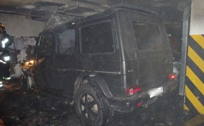 В Киеве сожгли машину "общественного контролера" дела Ноздровской