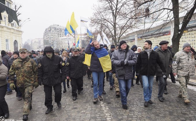 В центре Киева прошел марш Руха нових сил: фото, видео