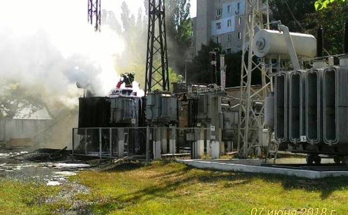 Пожар на подстанции: без света тысячи одесситов - фото, видео