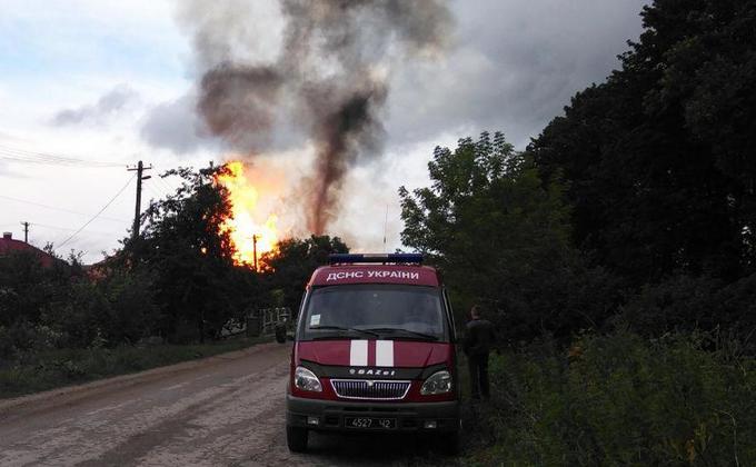 В Збараже взрыв и пожар на спиртзаводе, эвакуировано 350 человек