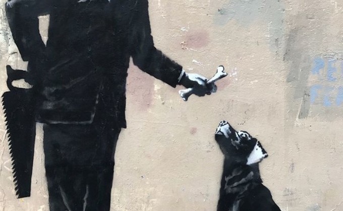 Бэнкси нарисовал в Париже шесть новых граффити: фото