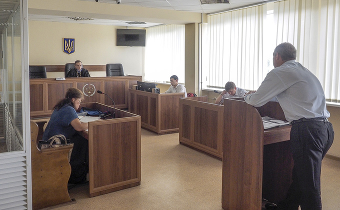 Обвиняемый в живодерстве дает показания в киевском суде: фото