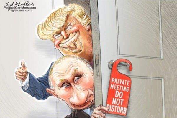 null "Кто тут хороший мальчик?". Соцсети высмеяли саммит Трампа-Путина