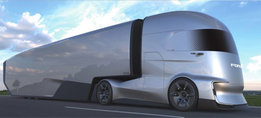 Ford представил концепт конкурента Tesla Semi: фото