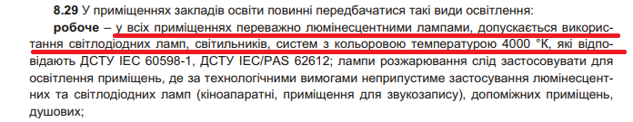 Новые стандарты освещения в школах: все еще отстаем