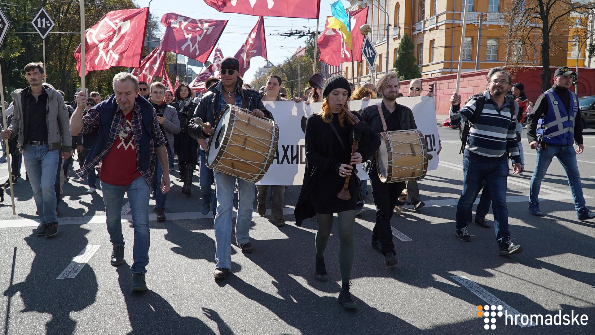 null В Киеве полтысячи человек требовали права на самозащиту