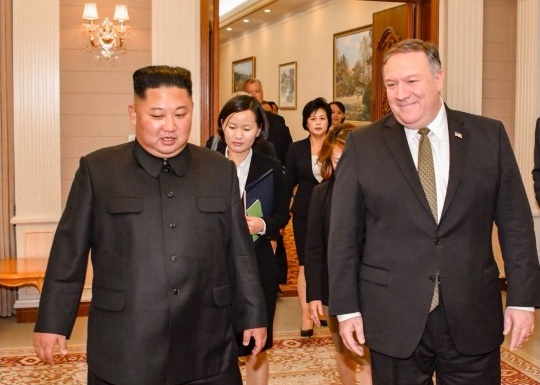 Помпео заявил о прогрессе в переговорах с Ким Чен Ыном