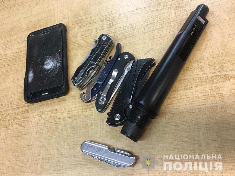 На Печерске задержали членов Неизвестного патриота: видео