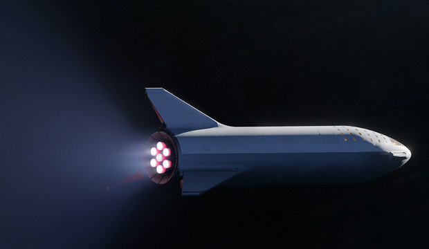 null Маск решил заменить вторую ступень Falcon 9 космическим кораблем