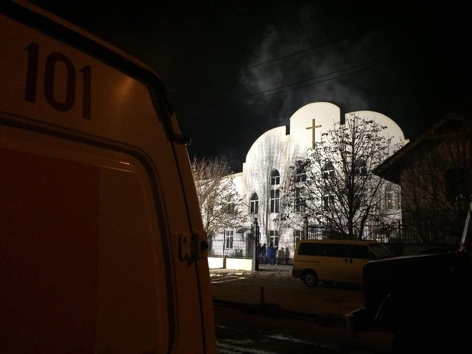 Фото: facebook/ilianadsns В Николаеве горела церковь - фото, видео