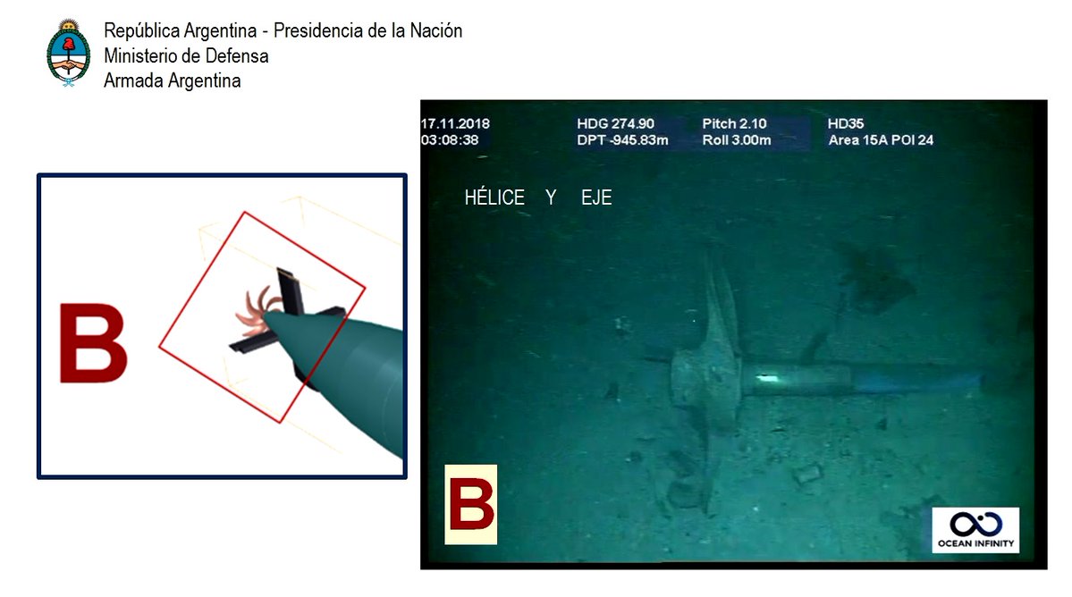 Фото: Twitter/Armada Argentina ‏ Аргентина нашла затонувшую с людьми субмарину: со дна не поднимут