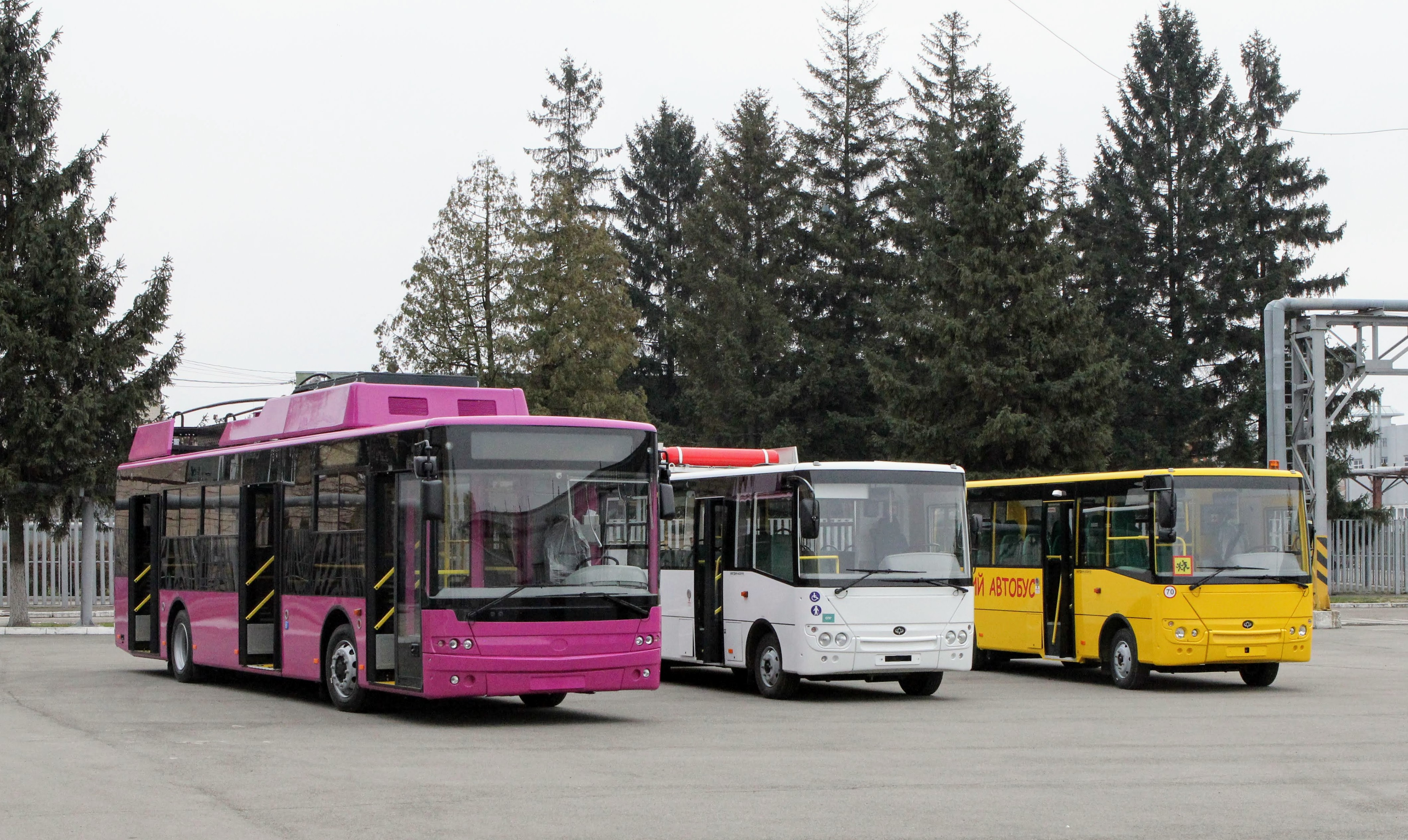 Продукция Луцкого автозавода Богдан-Моторс