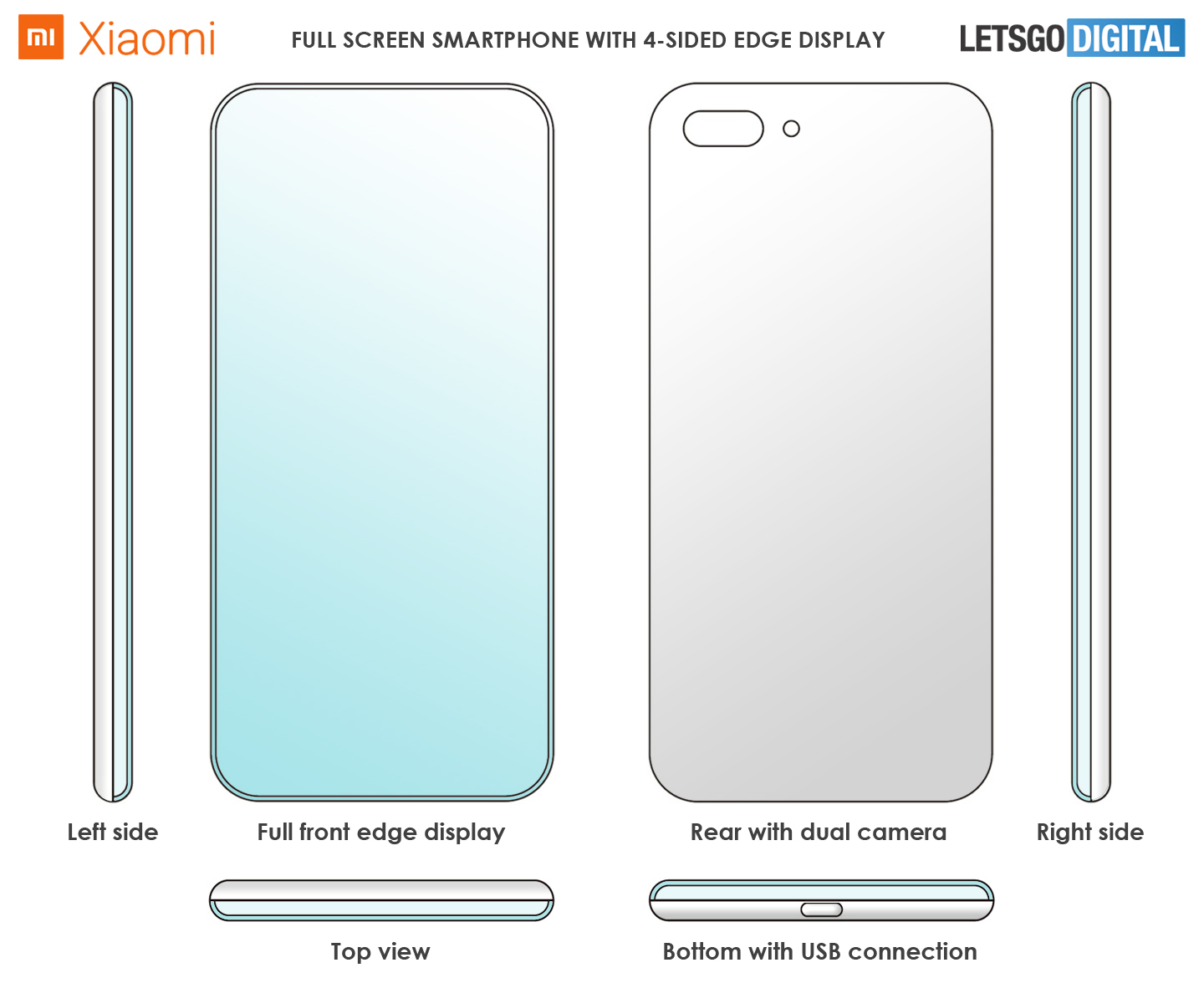 Дизайн Xiaomi из патента. Источник - letsgodigital.org