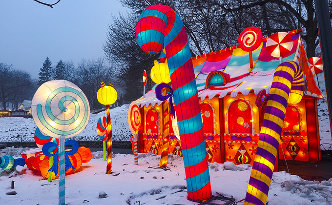 Драконы, панды и люди: Фестиваль китайских фонарей в Киеве - фото