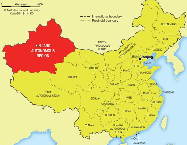 В Пекине говорят о 13 000 арестованных "террористах" из Синьцзяна