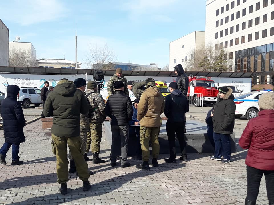 Фото: Асхат Ахмедьяров/Facebook В Астане протестуют против переименования в Нурсултан: видео