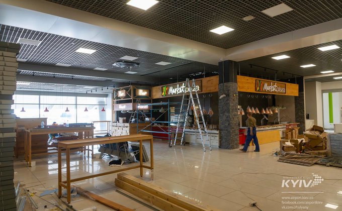 Аэропорт Киев показал финал реконструкции терминала А: фото