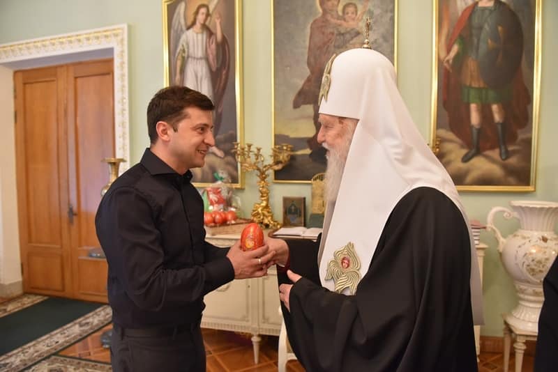 Патриарх Филарет встретился с Зеленским: фото