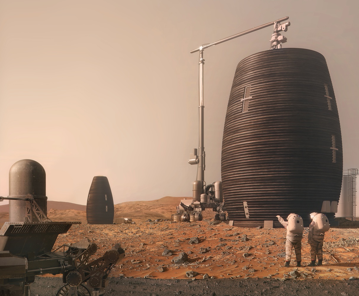 В США напечатали футуристическое жилье для марсиан: фото и видео