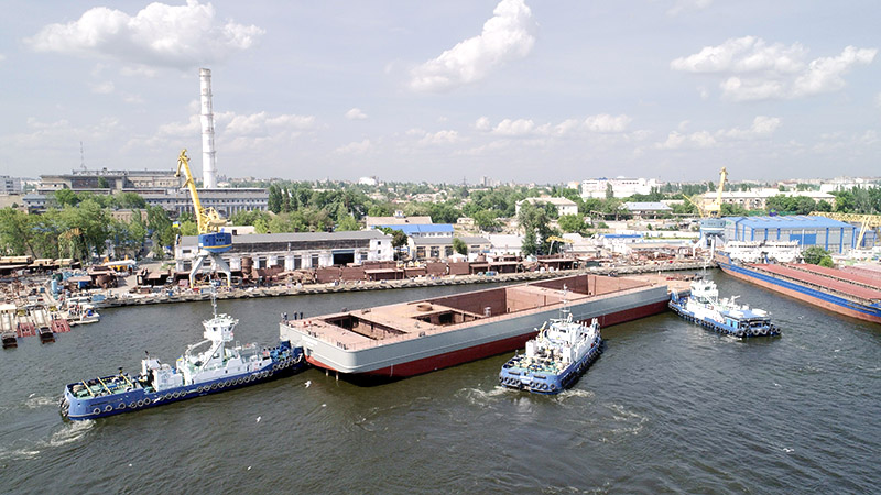 Самое большое судно спустили на воду в Николаеве: видео