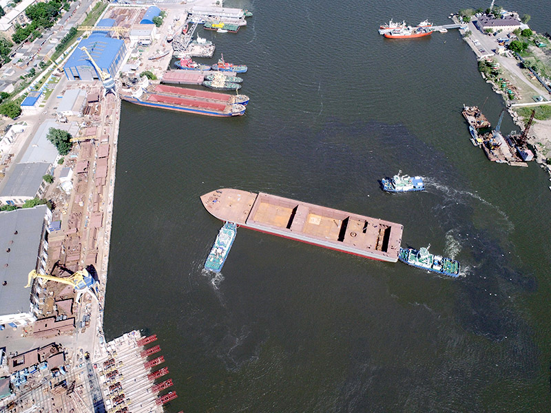 Самое большое судно спустили на воду в Николаеве: видео