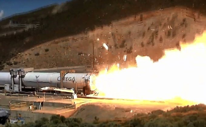 Тест ступени ракеты OmegA со взрывом признали успешным: видео