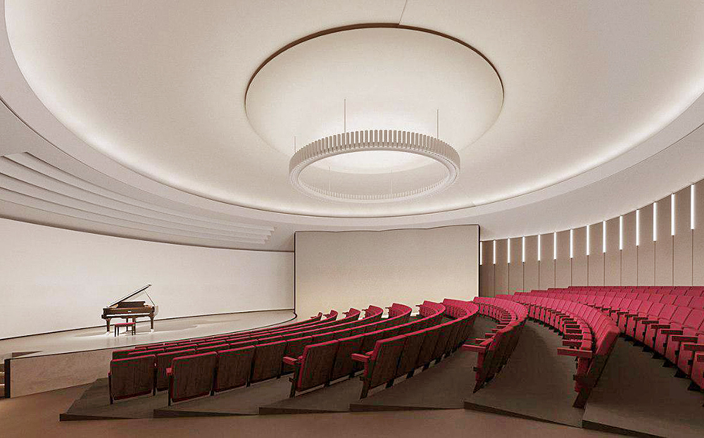 Зал в "Летающей тарелке", Фото: проект реставрации Savekyivmodernism Зал в "Летающей тарелке", Фото: проект реставрации Savekyivmodernism