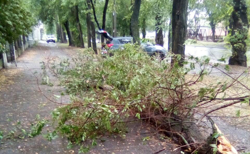Шквалы. В одном из городов выпала месячная норма осадков: фото