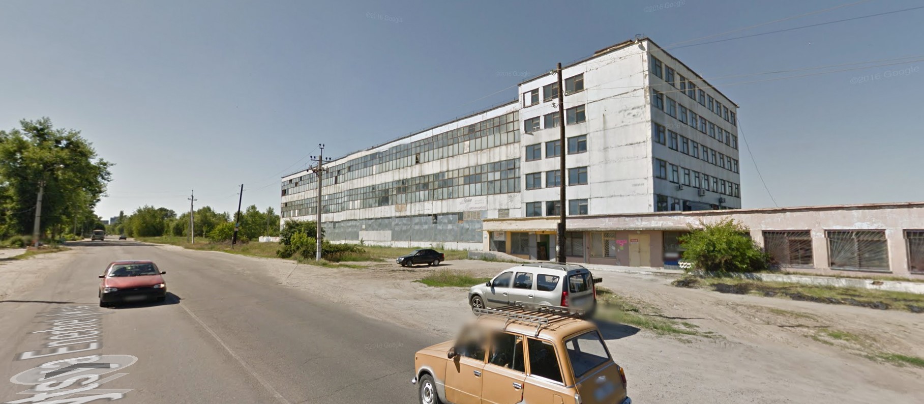Здание фабрики ВШК+ в Каневе, Фото - скриншот с google maps