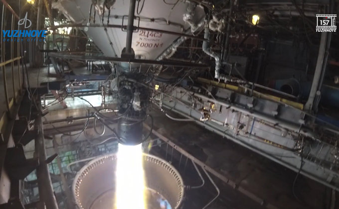 В Днепре испытали ступень космической ракеты Циклон-4: видео