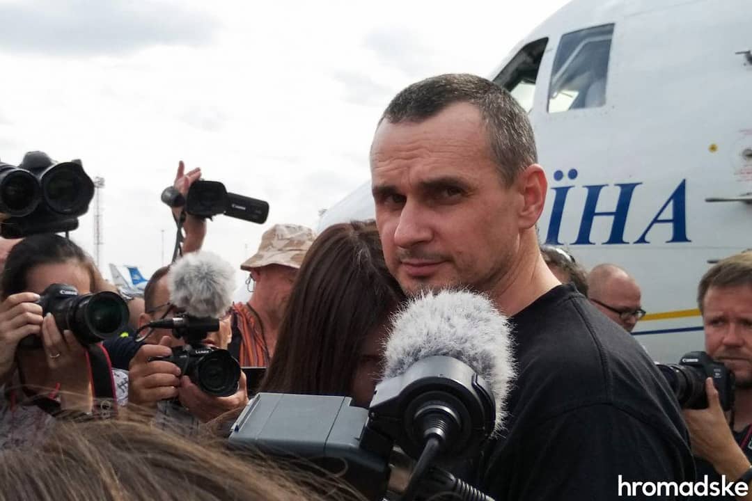 Как Украина освобожденных узников Кремля встречала: фото, видео