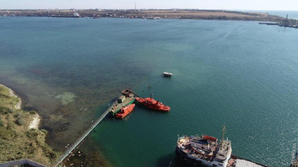 За экологической обстановкой в порту Одессы следят дроны: фото