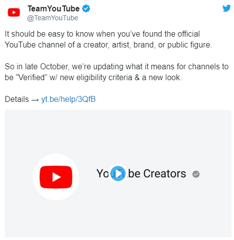 Докажи подлинность. YouTube ужесточил правила верификации каналов