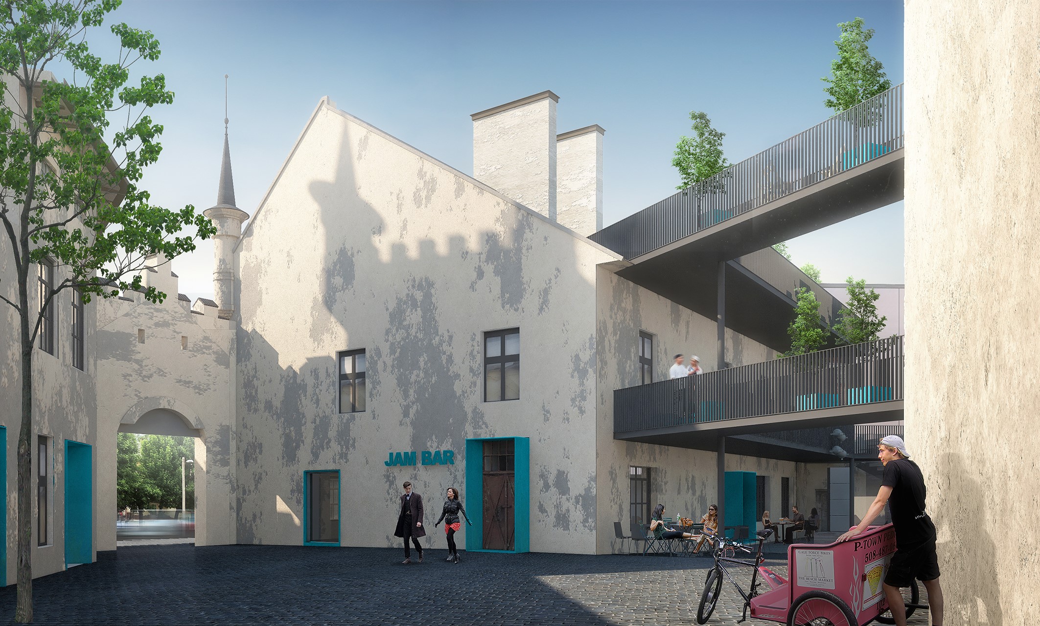 Культурний центр Jam Factory, спроектированный Дроздовым, фото: Drozdov&Partners  