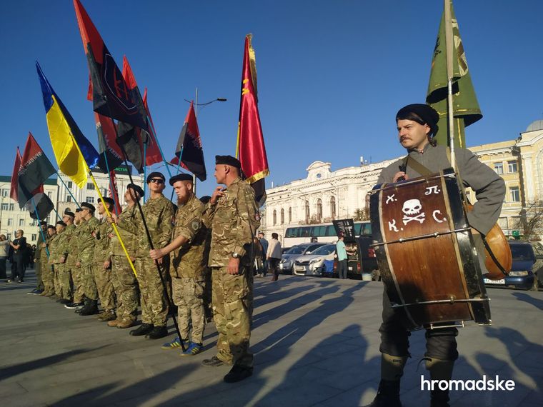 В Харькове на День защитника вышли четыре тысячи человек - СМИ