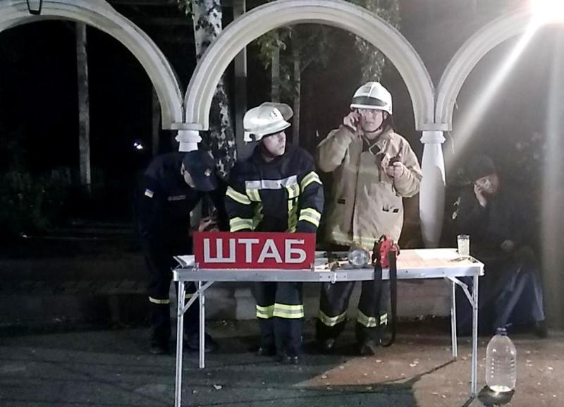 Фото 3 - пресс-служба ГСЧС На территории мужского монастыря в Одессе произошел пожар: фото