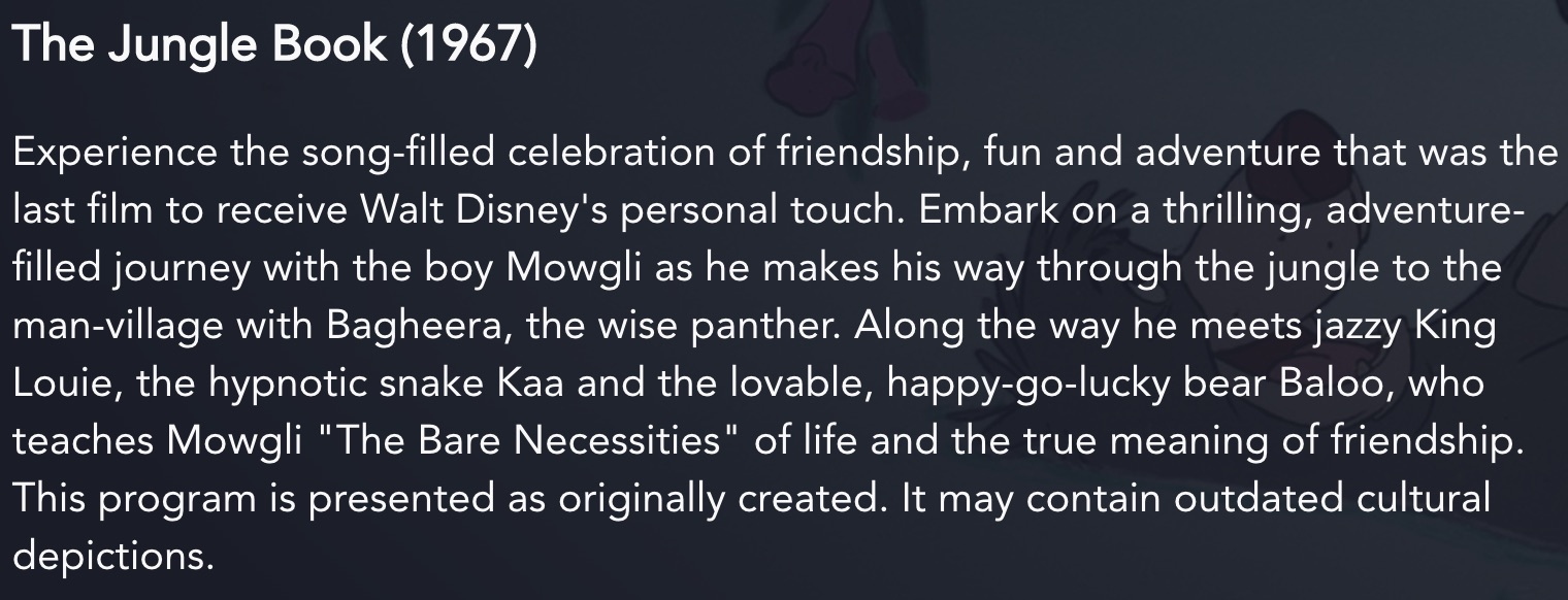 Disney+ придумал как показывать неполиткорректную классику