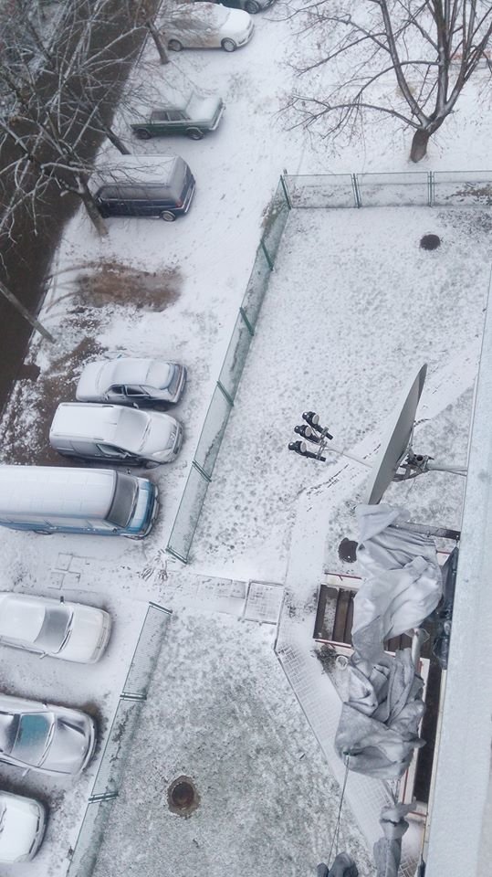 Во Львове выпал первый снег: фото