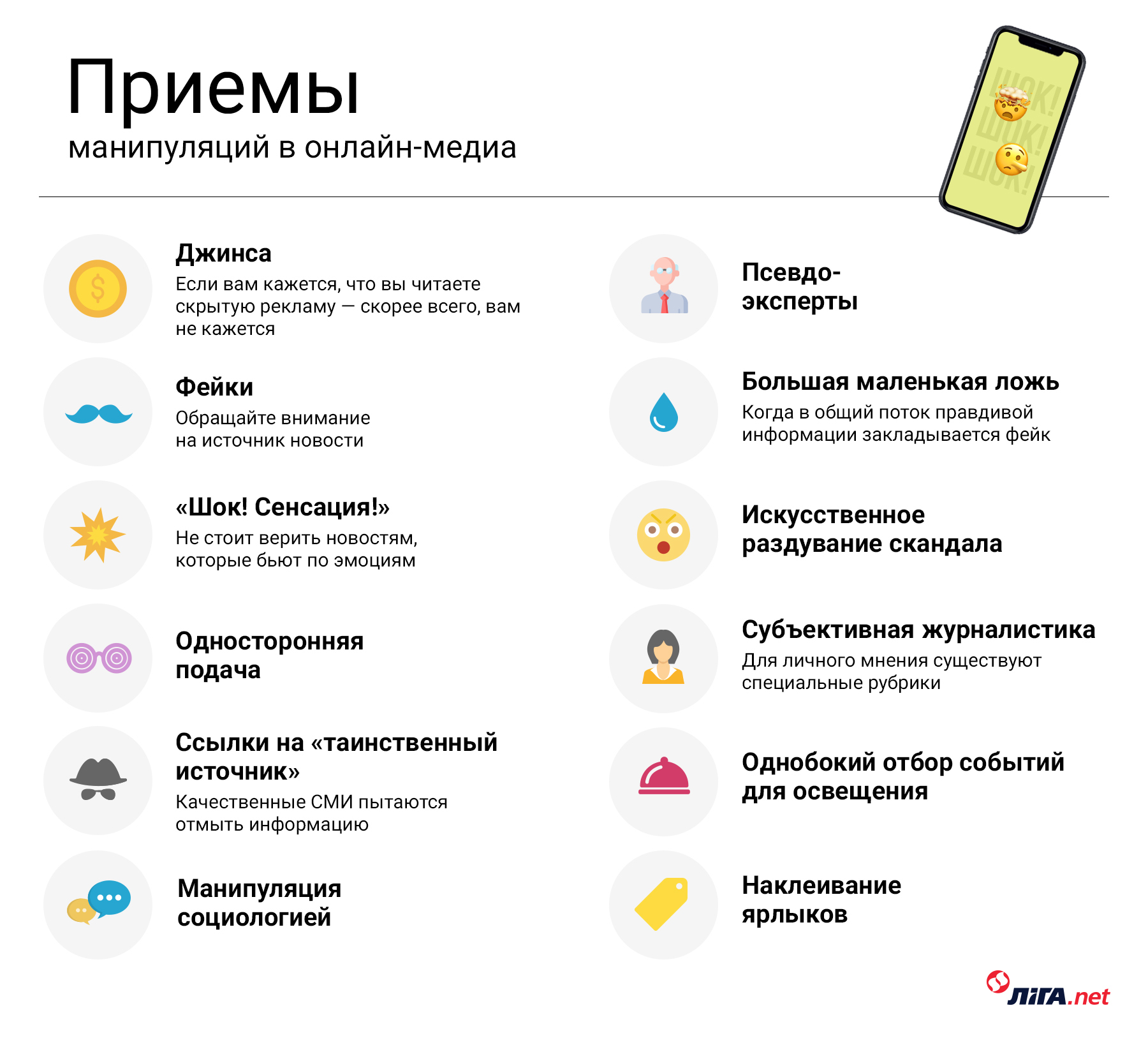 Фейки, чернуха, сливные бачки: кто и как манипулирует в интернете #Медиагигиена