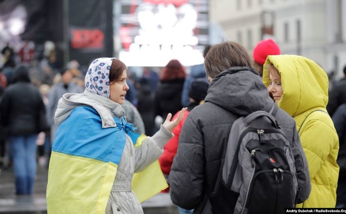 На Майдане проходит акция в поддержку фигурантов дела Шеремета