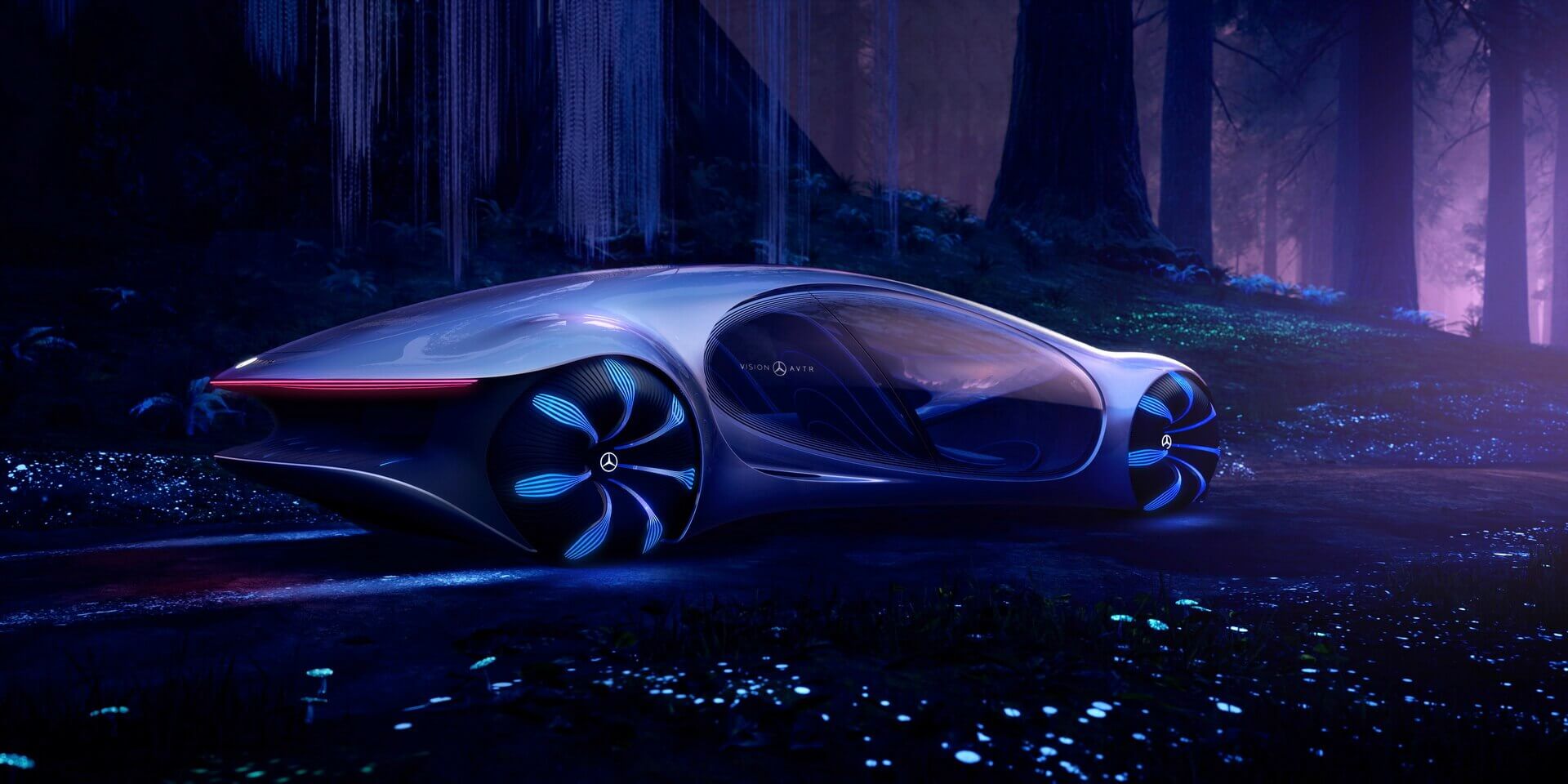 Mercedes показал концепт электрокара по мотивам "Аватара": видео