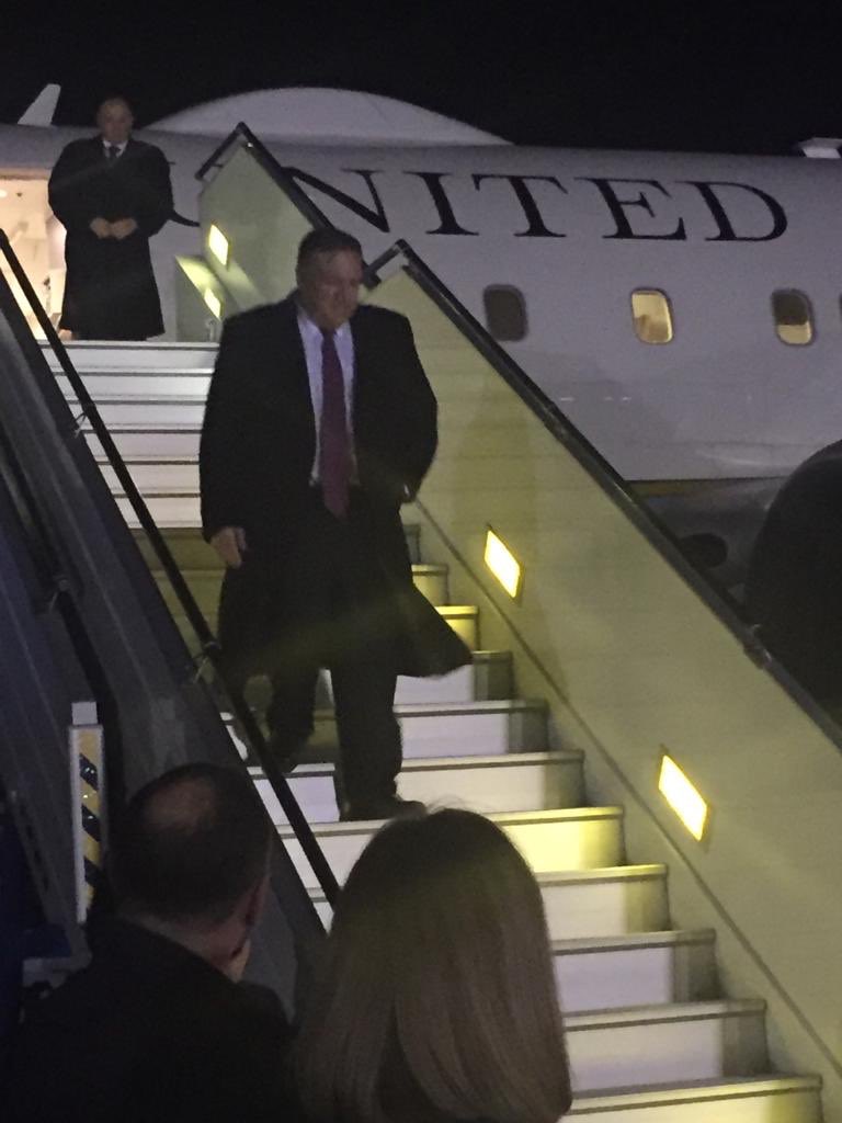 Госсекретарь США Майкл Помпео прибыл в Киев: фото