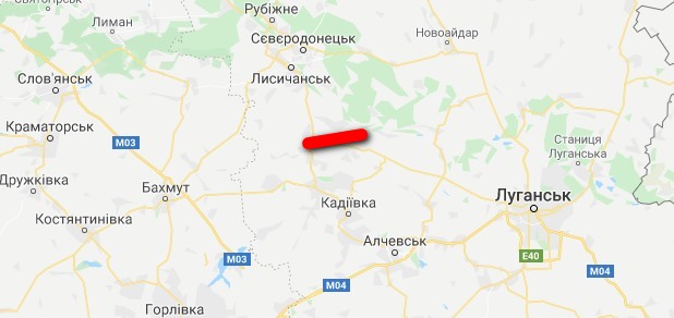 null Российские оккупанты атакуют у Золотого, ВСУ дают отпор