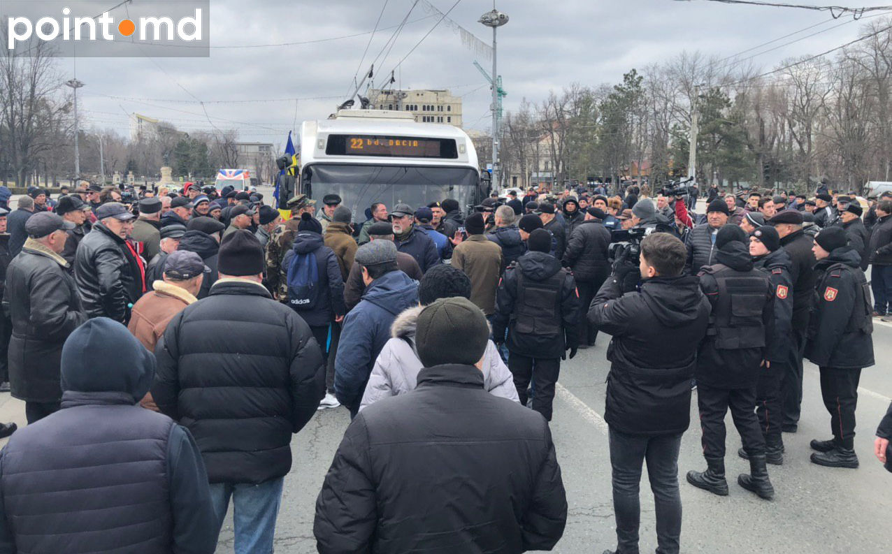 Протест в Кишиневе (фото - point.md).