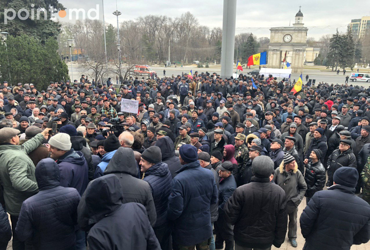 Протест в Кишиневе (фото - point.md)