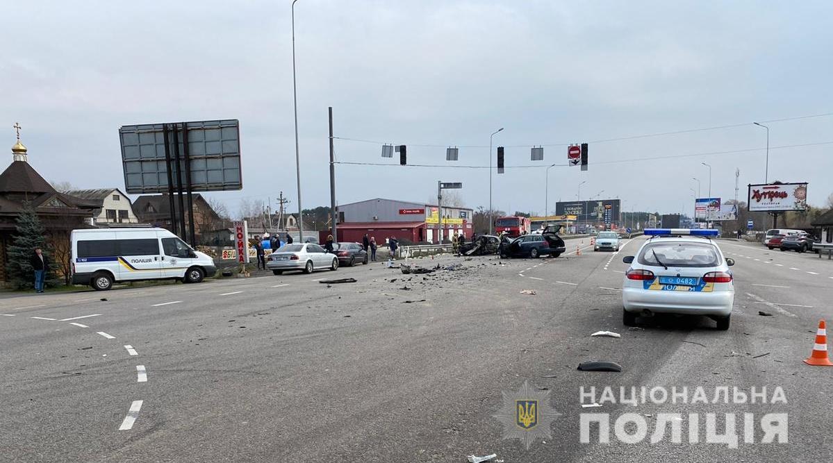 Авария на Обуховской трассе Авария на Обуховской трассе: фото