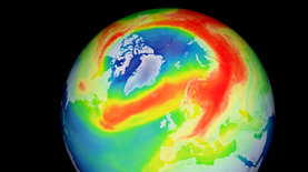 Аномальная озоновая дыра над Арктикой. Видео явления и прогноз его исчезновения