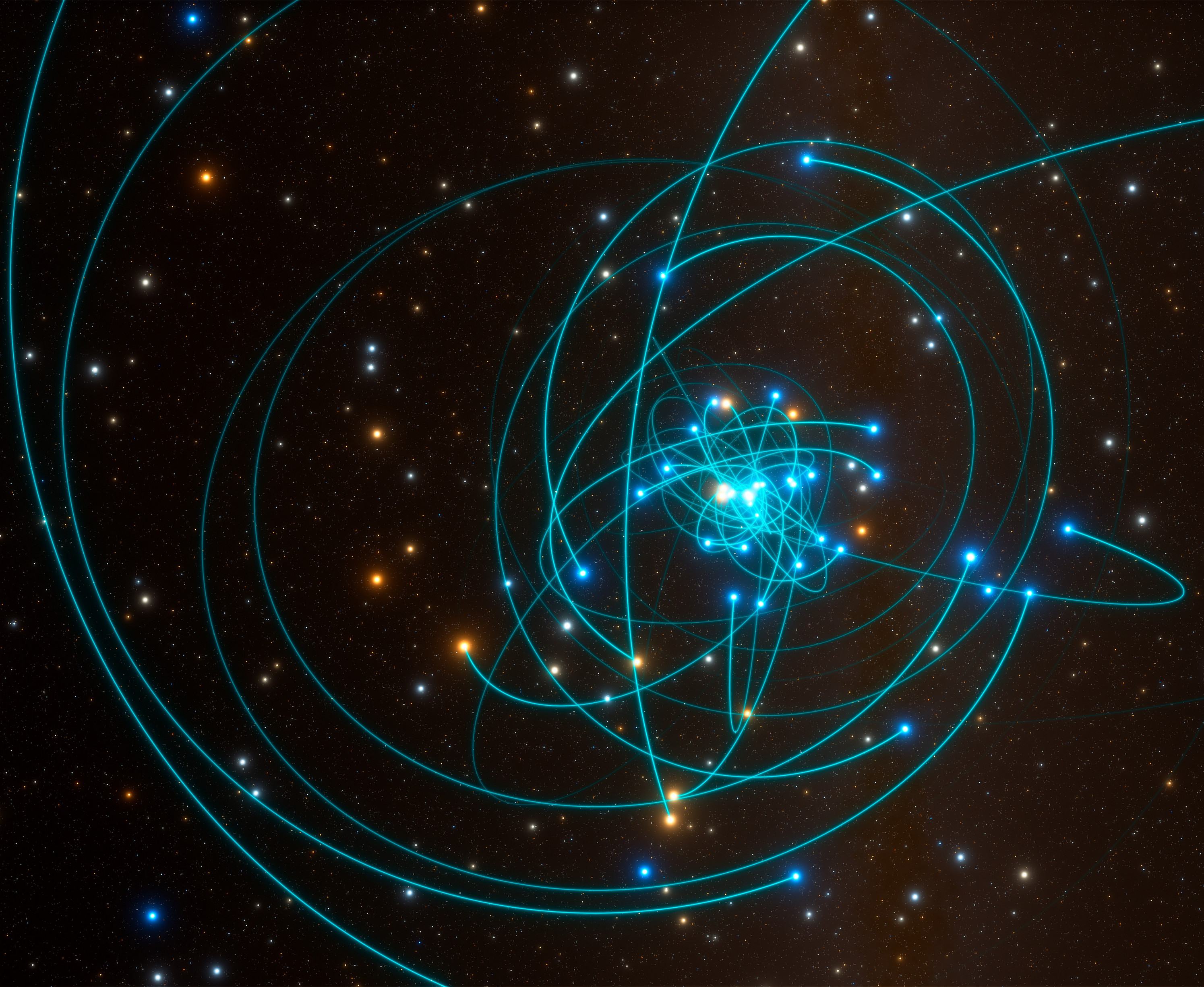 Правоту Эйнштейна доказал "танец" звезды около сверхмассивной черной дыры: видео