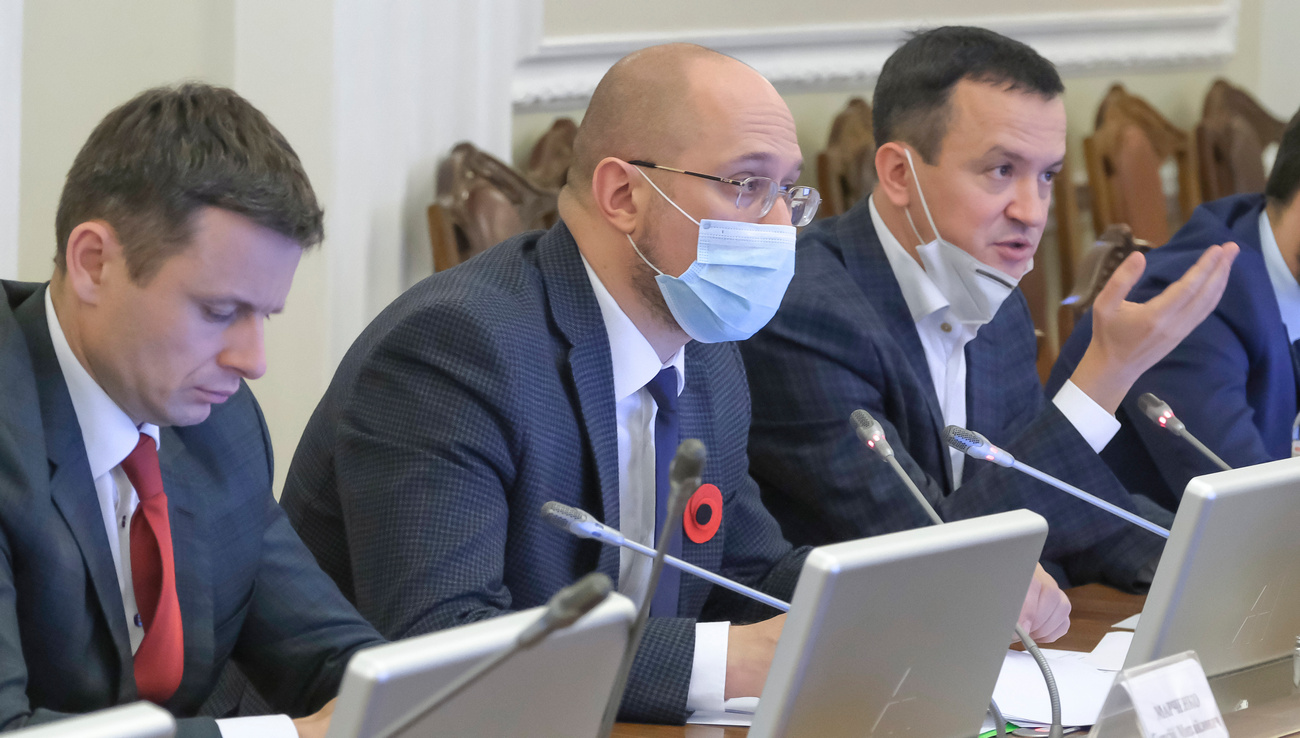 Сергій Марченко, Денис Шмигаль, Ігор Петрашко (Фото: пресслужба КМУ)